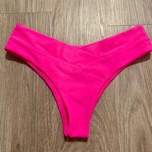 Pink Cheeky Bikini Bottoms
